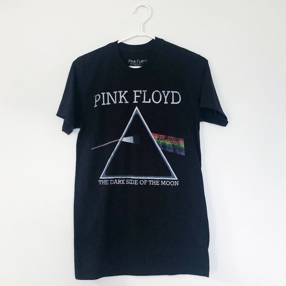 Pink Floyd Dark Side of the Moon Graphic Tee T-shirt size small unisex band tee